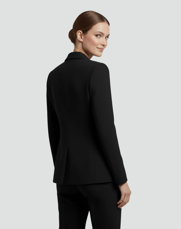 Anne | Women's Double-Breasted Tailored Blazer with Gold-Tone Buttons