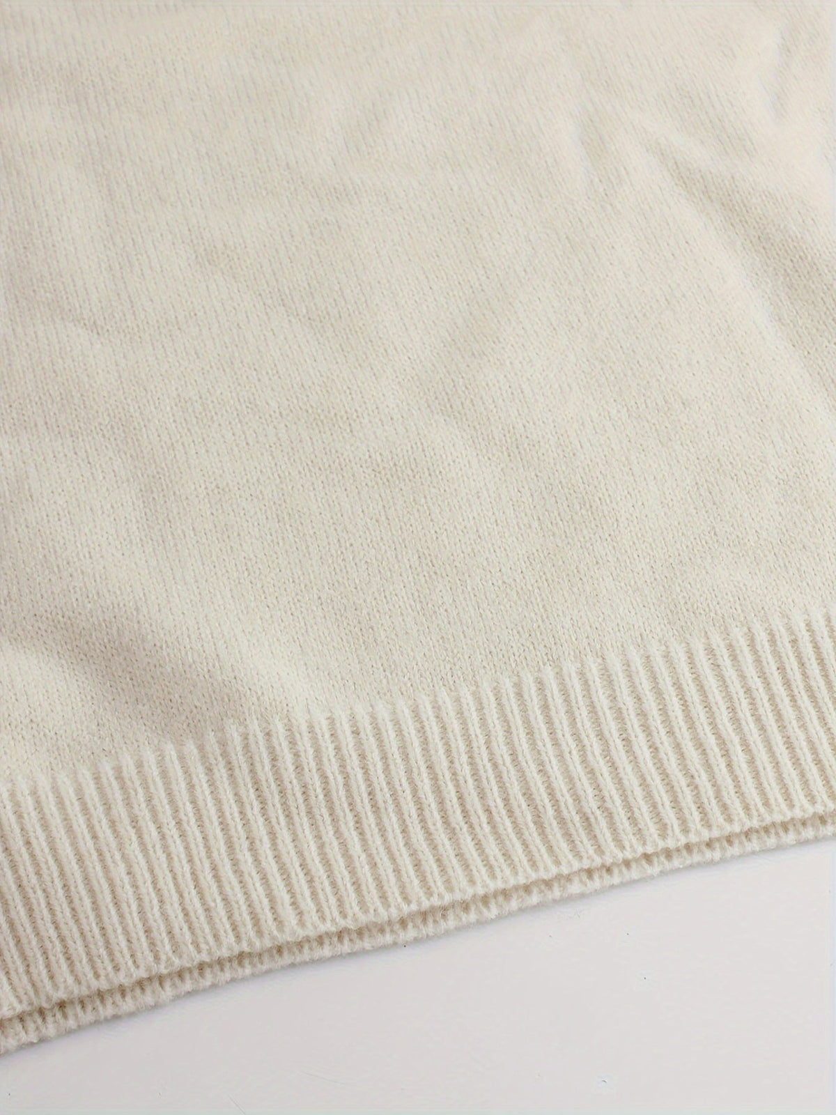 Ainsley | Women's Ribbed Sweater with Striped Cuffs