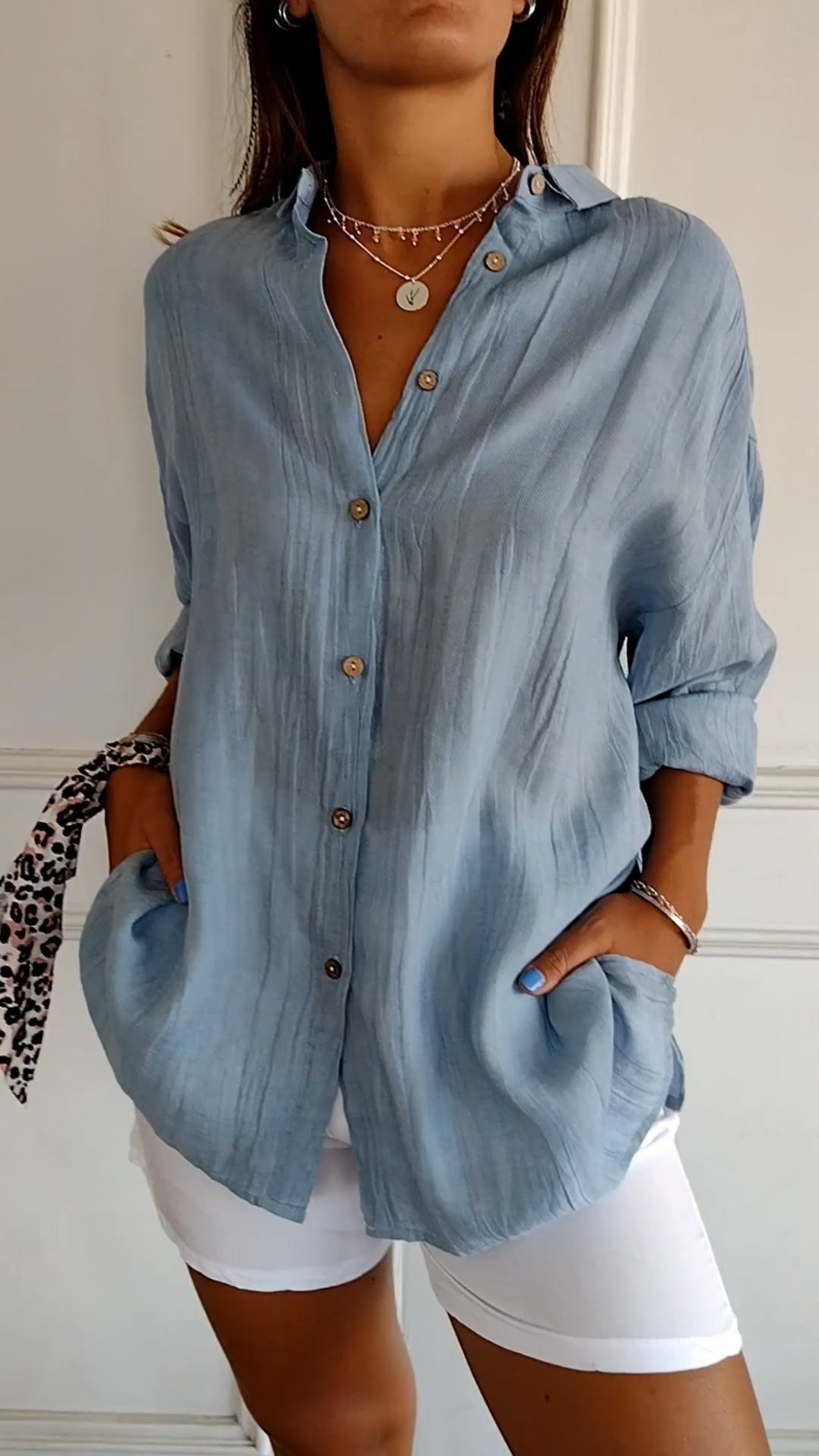 Sophie | Women's Oversized Button-Down Shirt with Long Sleeves