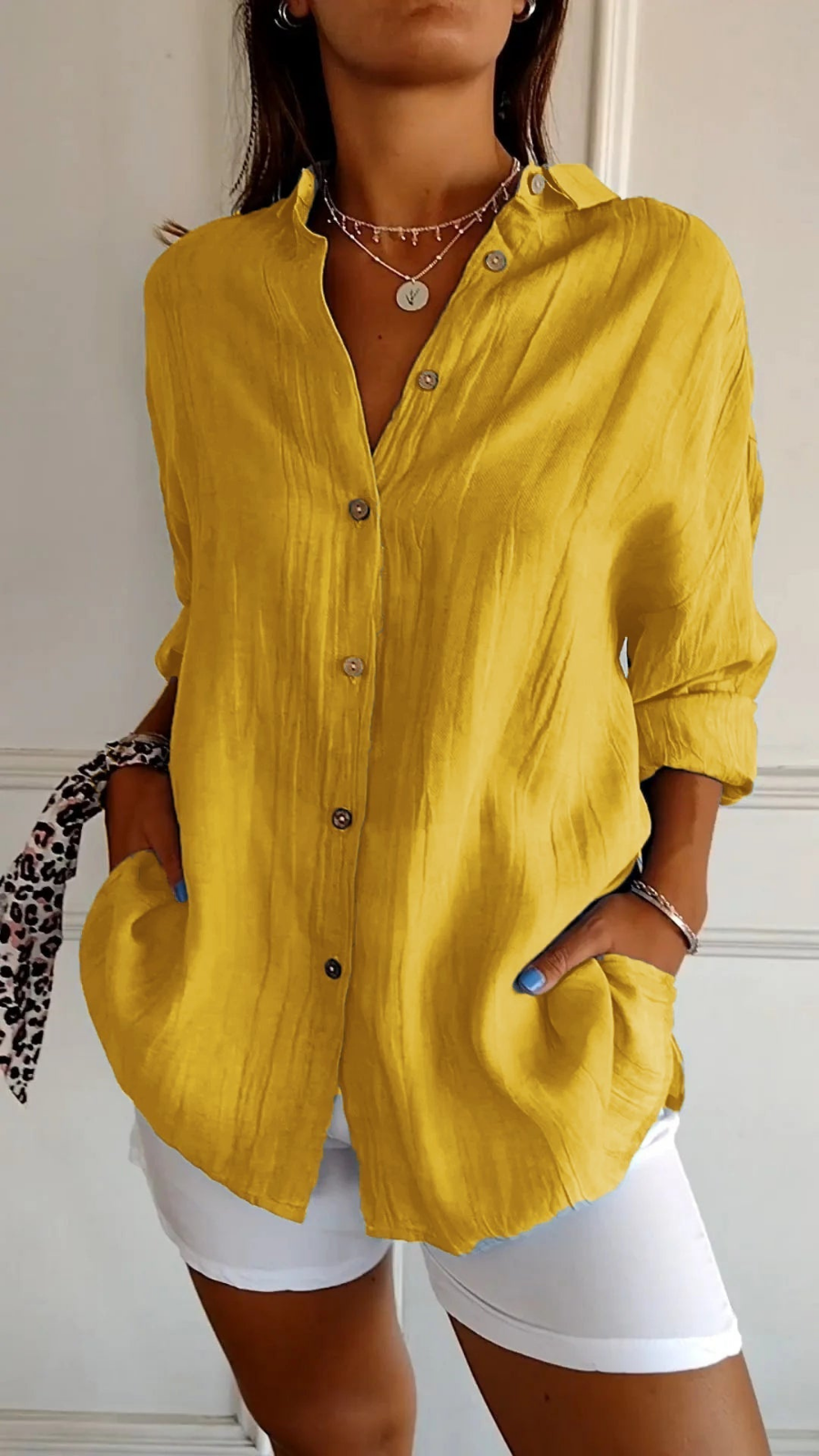 Sophie | Women's Oversized Button-Down Shirt with Long Sleeves