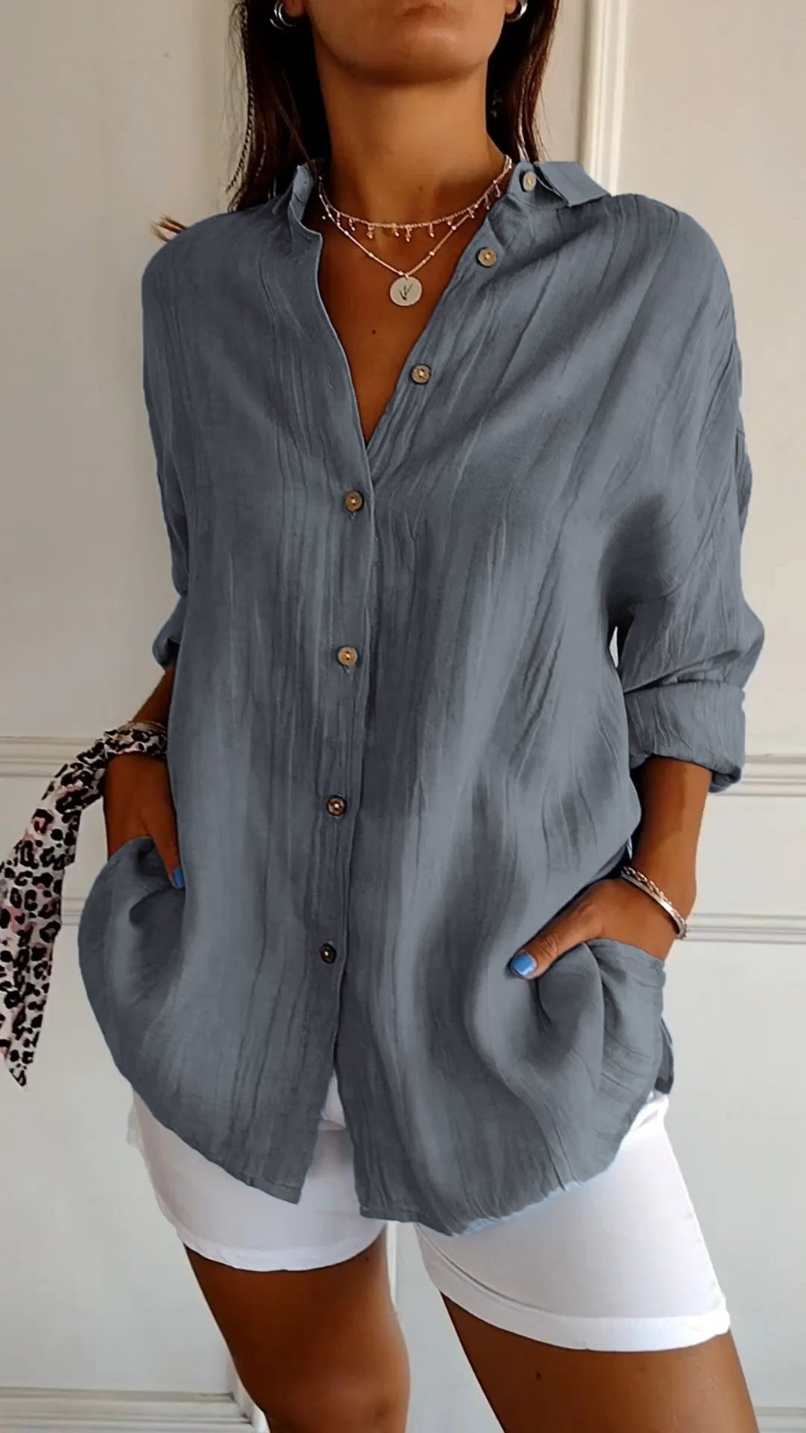 Sophie | Women's Oversized Button-Down Shirt with Long Sleeves