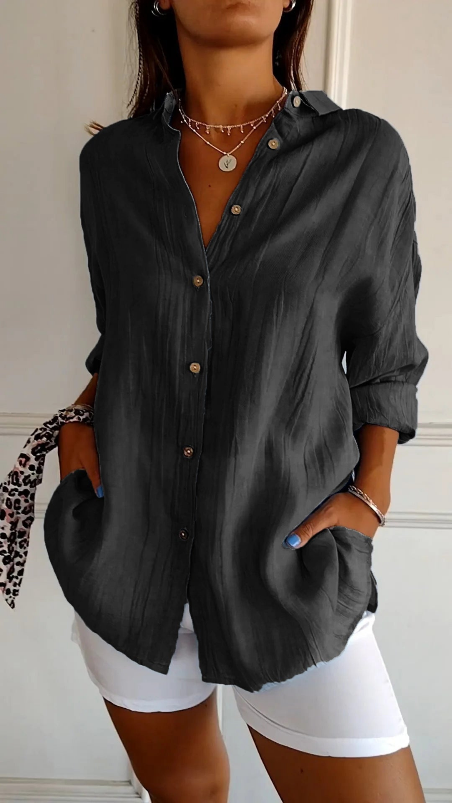 Sophie | Women's Oversized Button-Down Shirt with Long Sleeves