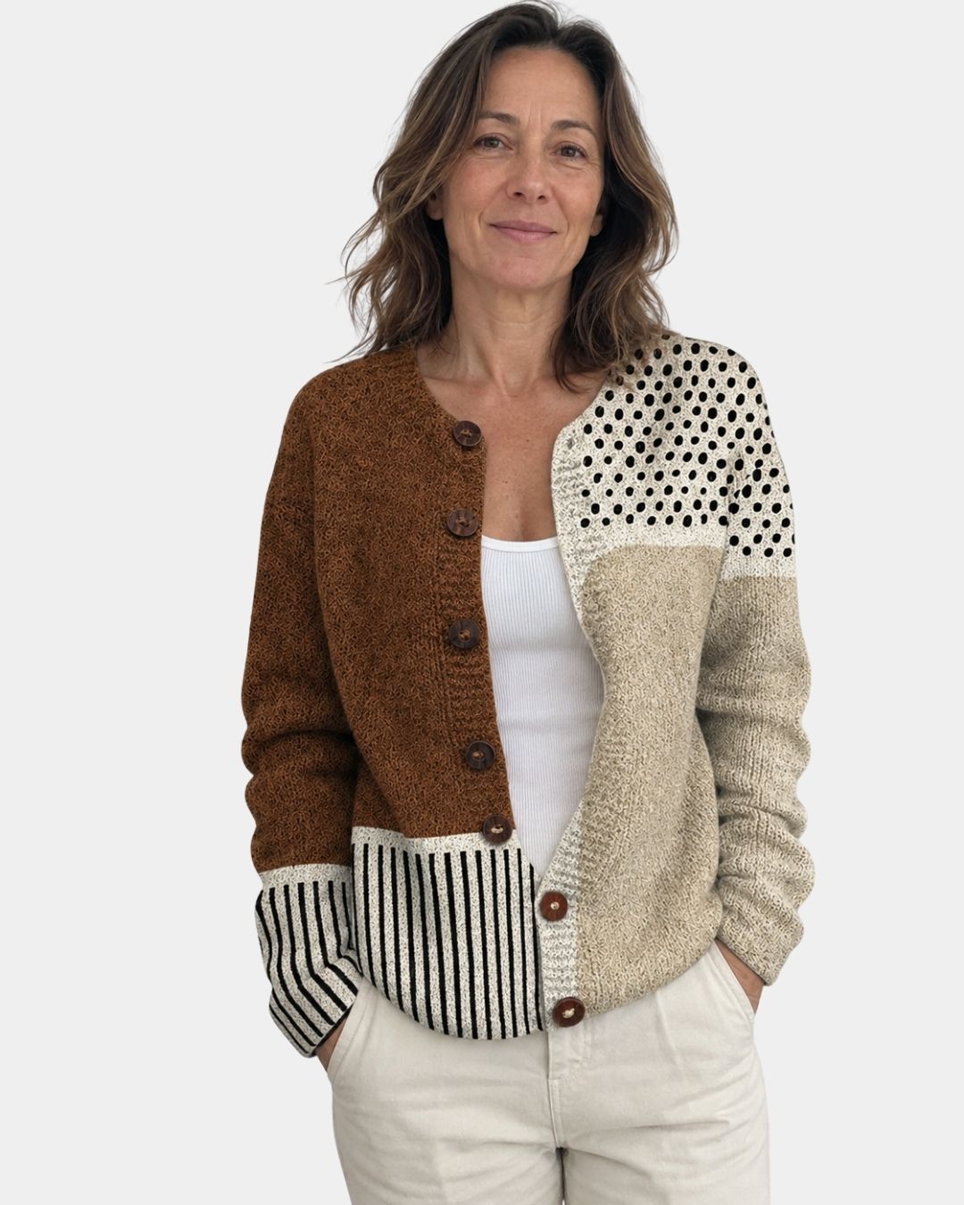 Louisa | Women's Vintage Rose-Print Cardigan