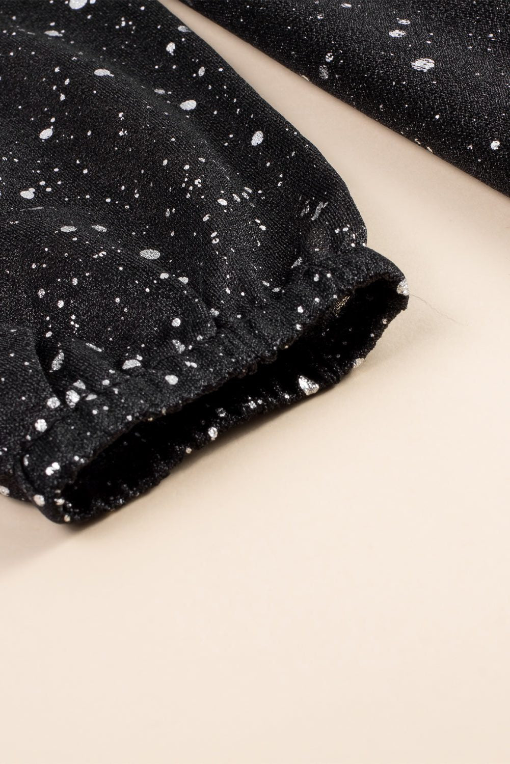 Cassandra | Women’s Sequin V-Neck Wrap Dress with Long Sleeves