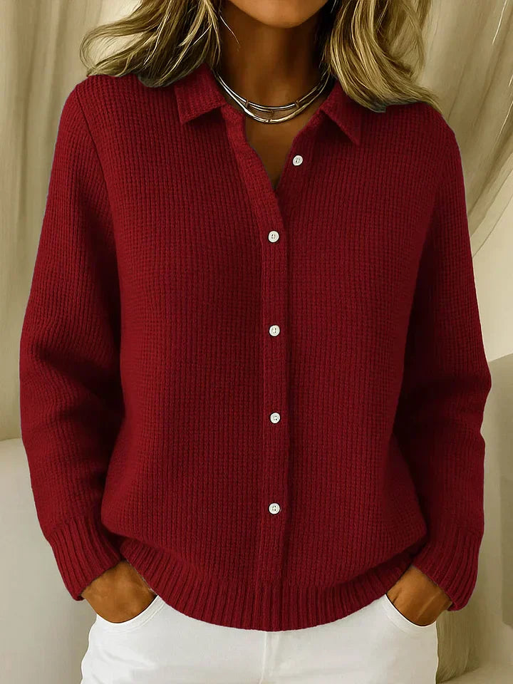 Mackenzie | Women's Longline Button-Front Cardigan