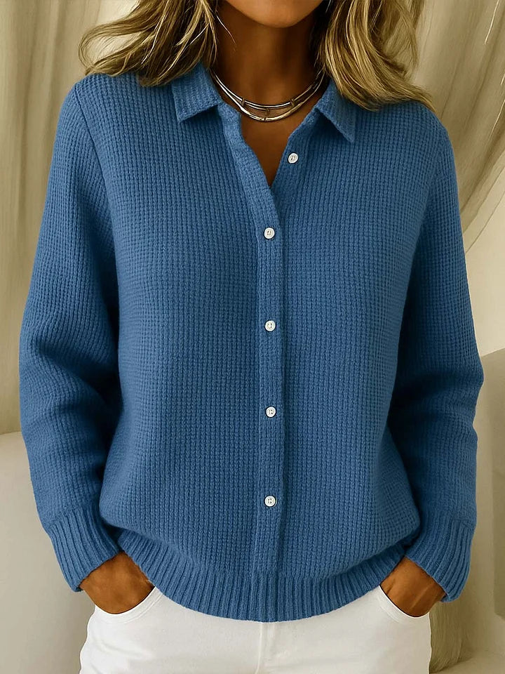 Mackenzie | Women's Longline Button-Front Cardigan