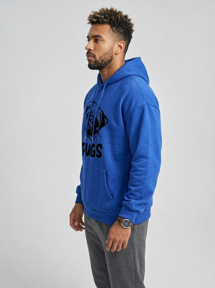 Men's Hoodie Graphic Kangaroo Pocket | Pullover