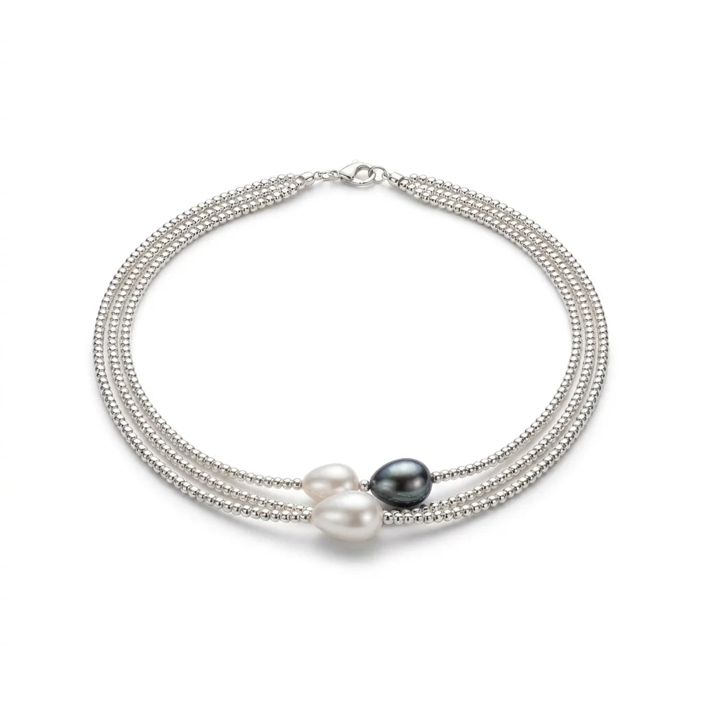 Lenora | Women's Vintage Layered Pearl Necklace