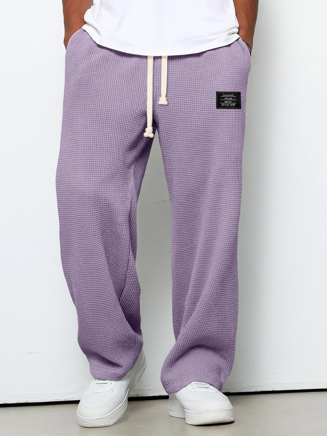 Peter | Men's Relaxed Straight-Leg Pants with Adjustable Waist