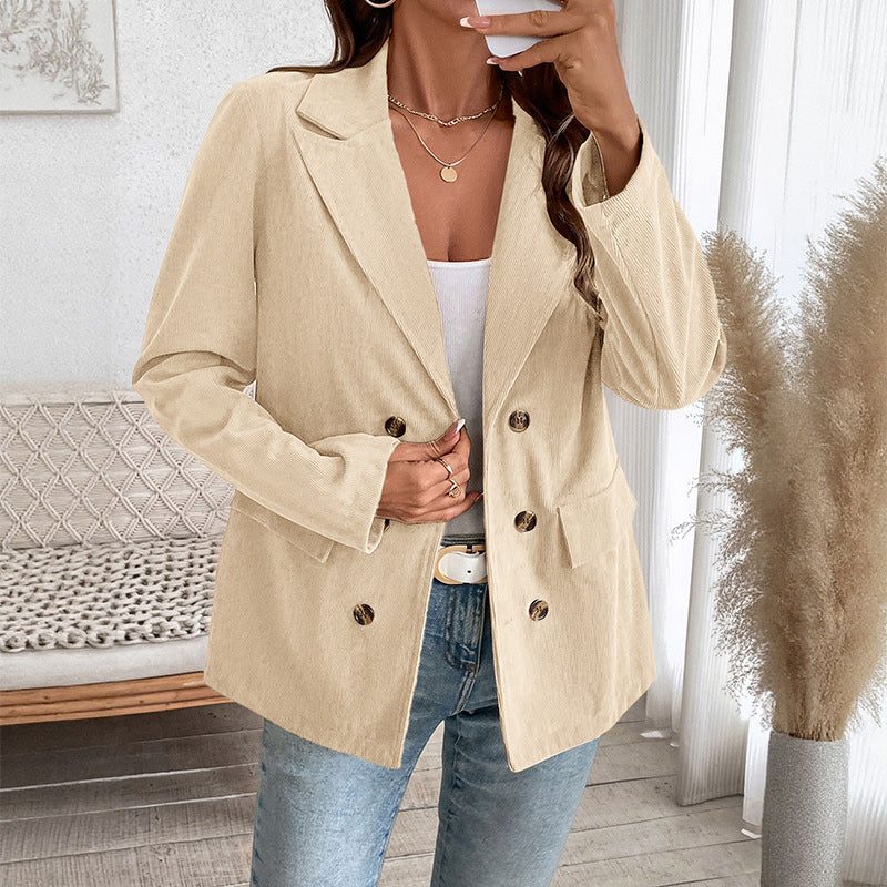 Rosalinda | Women’s Oversized Double-Breasted Blazer with Notched Lapels