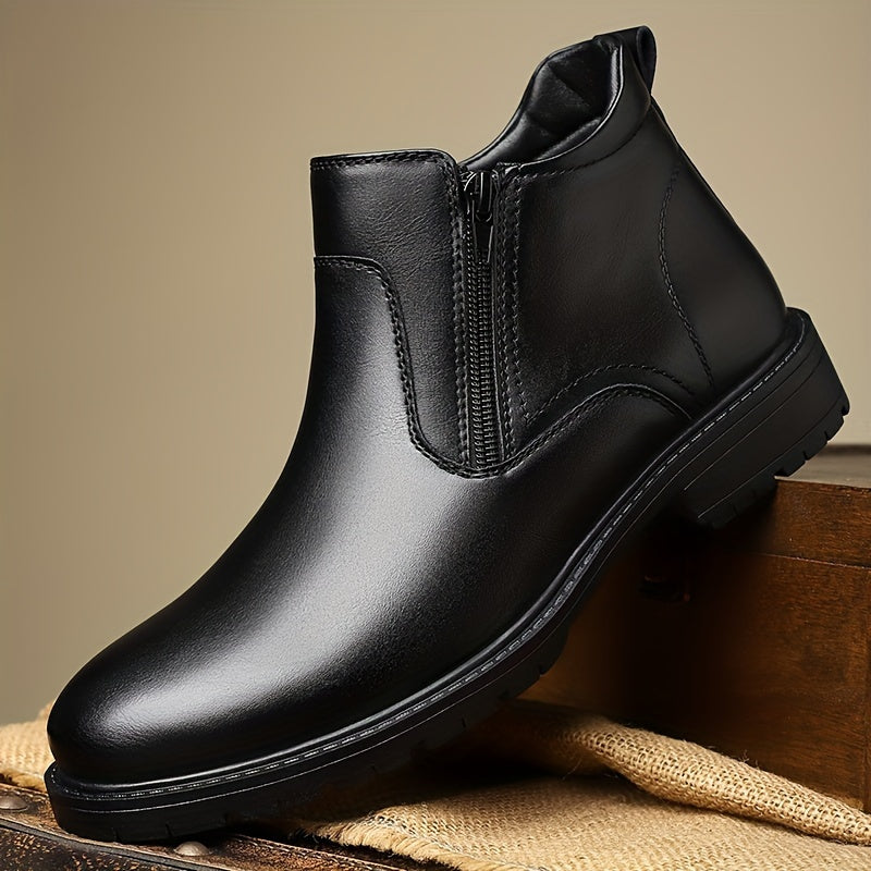 Thomas | Men's Side-Zip Ankle Boots with Classic Design