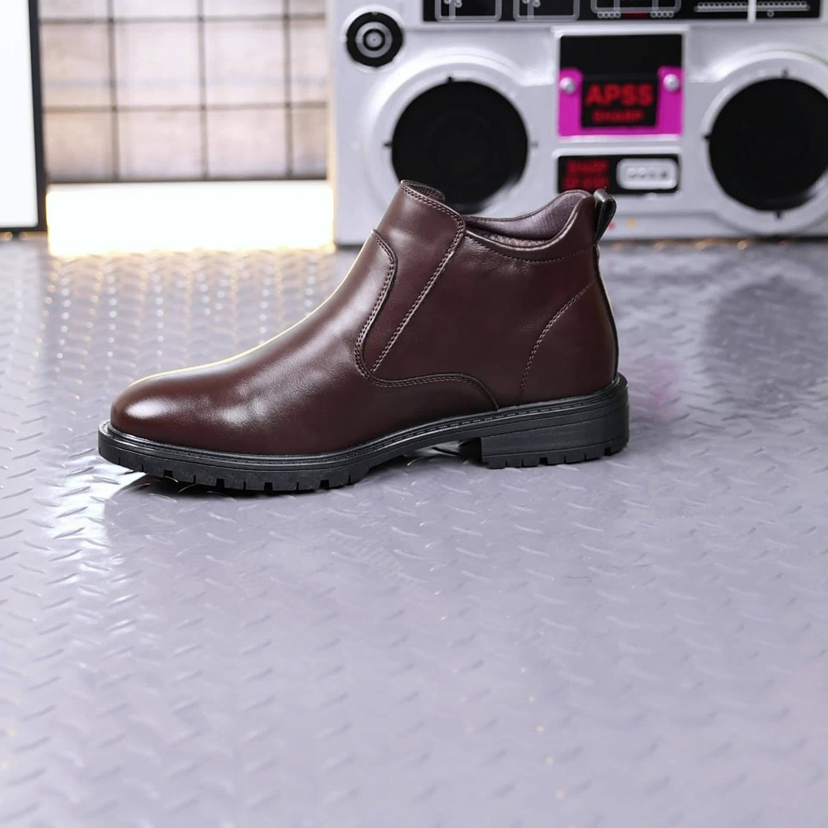 Thomas | Men's Side-Zip Ankle Boots with Classic Design