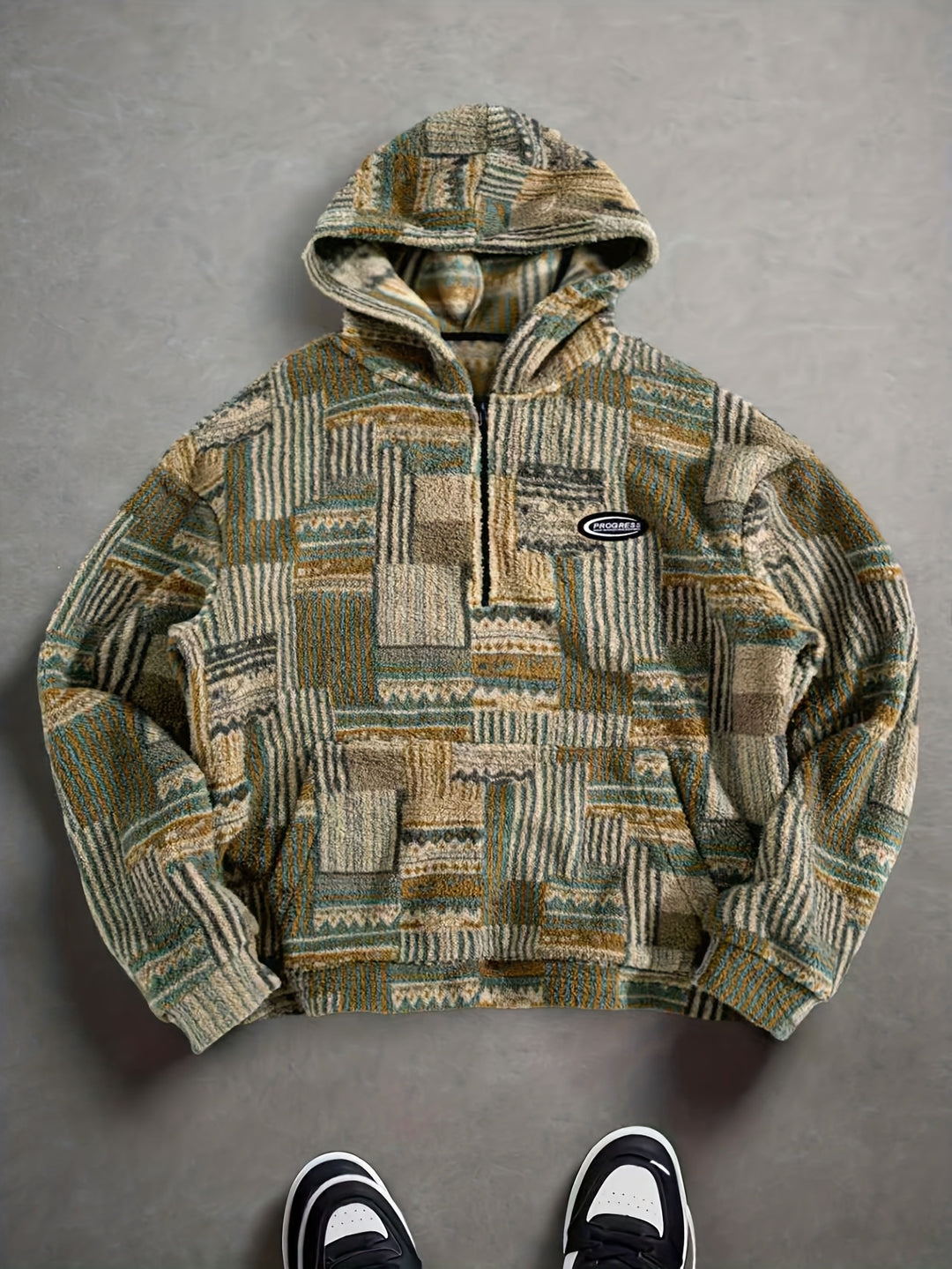 Victor | Men's Patterned Quarter-Zip Pullover