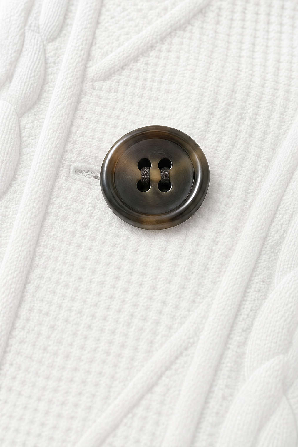 Mallory | Women's Textured Button-Front Blazer with Stand Collar and Diamond Pattern