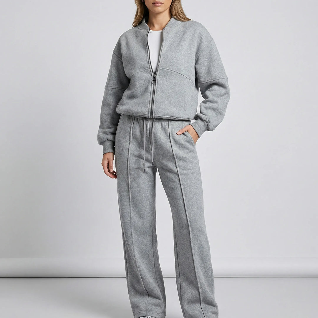 Erin | Women's Relaxed Zip-Up Tracksuit Set