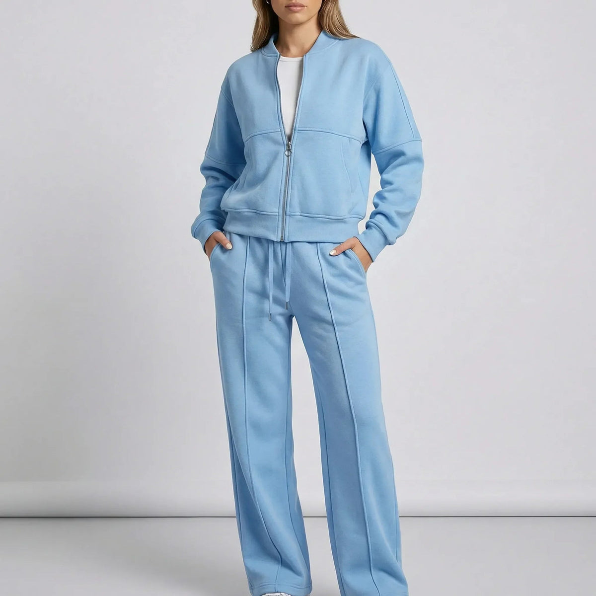 Erin | Women's Relaxed Zip-Up Tracksuit Set