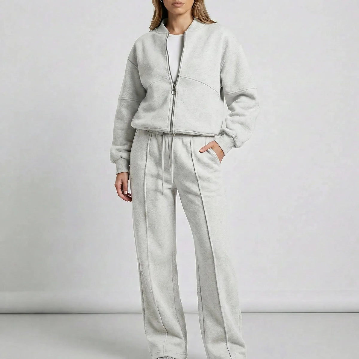 Erin | Women's Relaxed Zip-Up Tracksuit Set