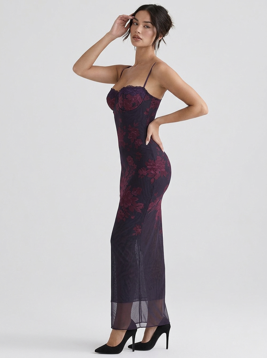 Women's Maxi Dress Spaghetti Strap Corset | Evening