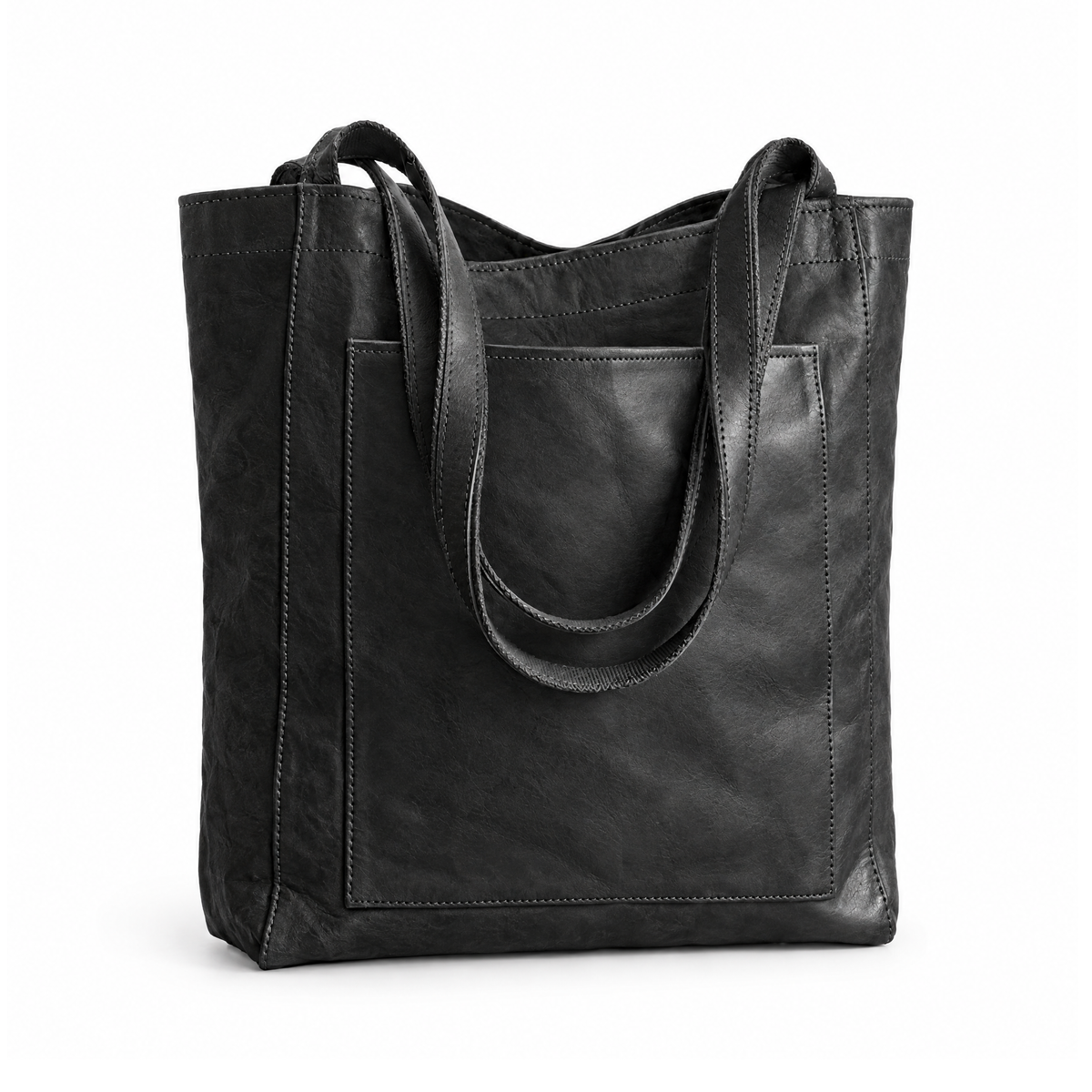 Olivia | Women's Large Vintage-Style Tote Shoulder Bag with Front Pocket