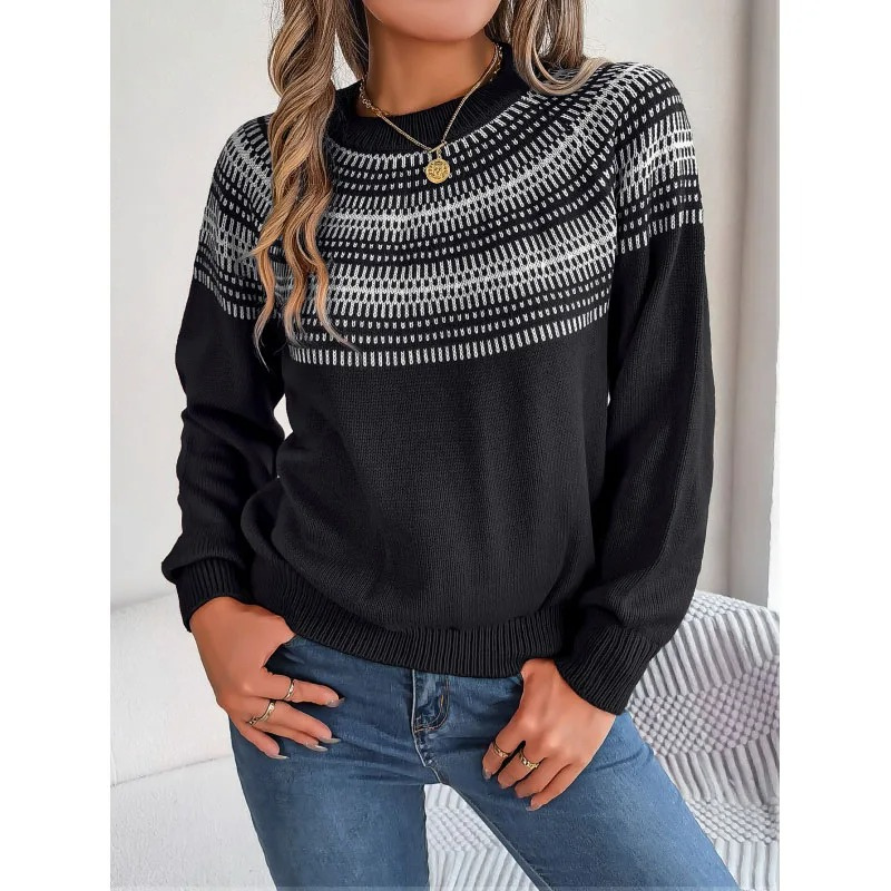 Eloise | Women's Fair Isle Crewneck Sweater