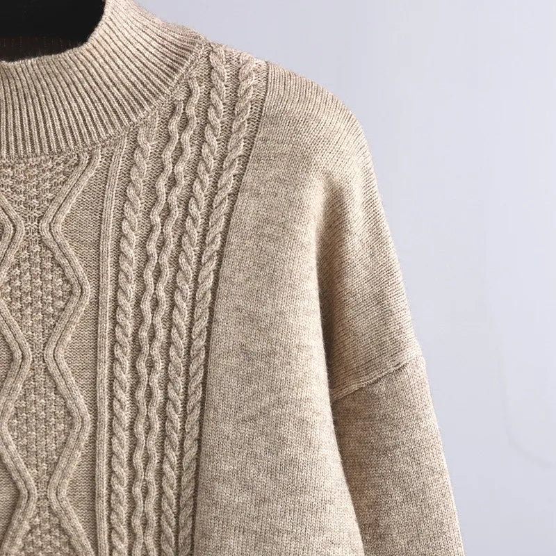 Linnea | Women's Cable-Knit Two-Piece Lounge Set