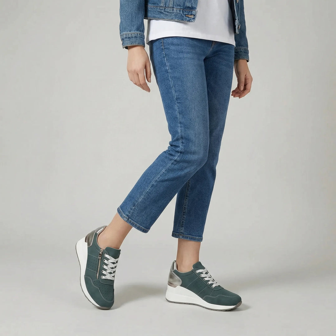 Amara | Women's Orthopedic Wedge Walking Trainers