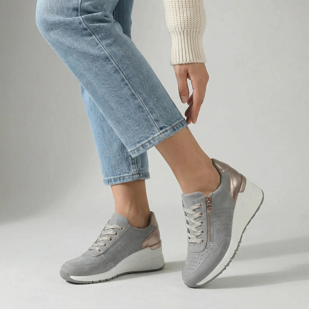 Amara | Women's Orthopedic Wedge Walking Trainers