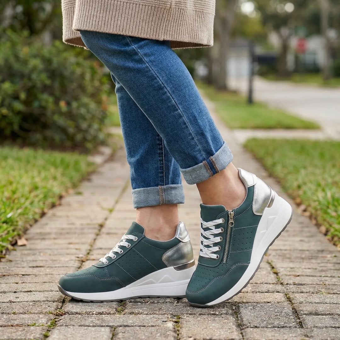 Amara | Women's Orthopedic Wedge Walking Trainers