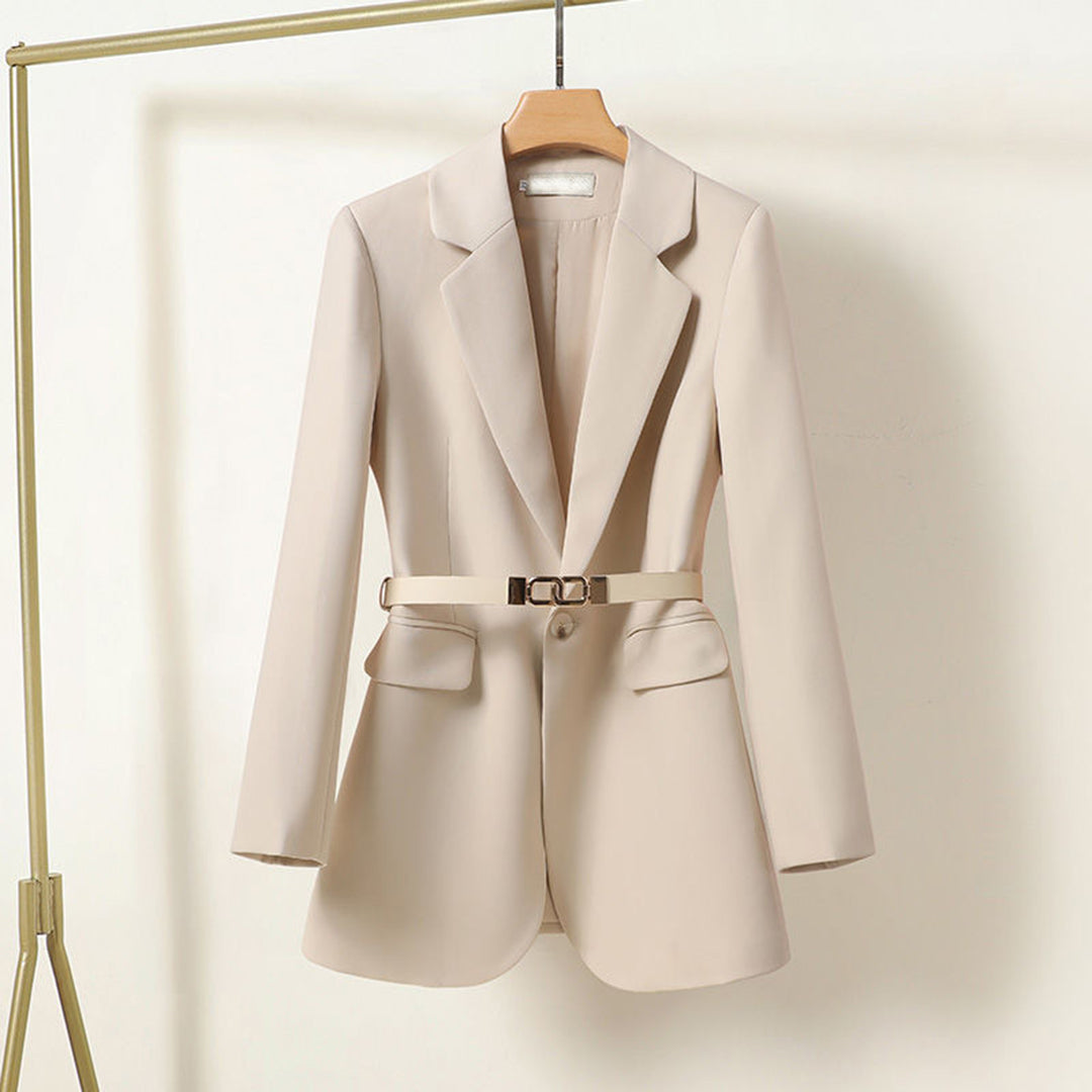 Elowen | Women's Elegant Belted Longline Blazer