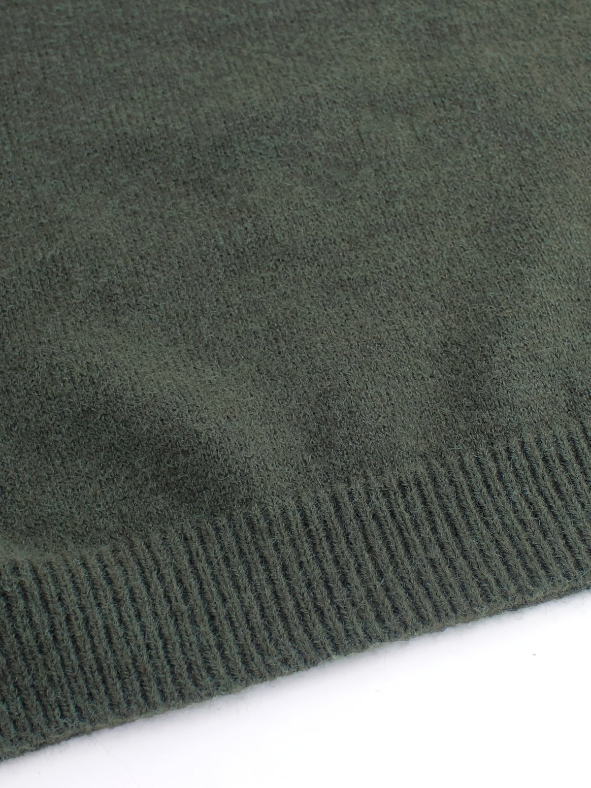 Ainsley | Women's Ribbed Sweater with Striped Cuffs