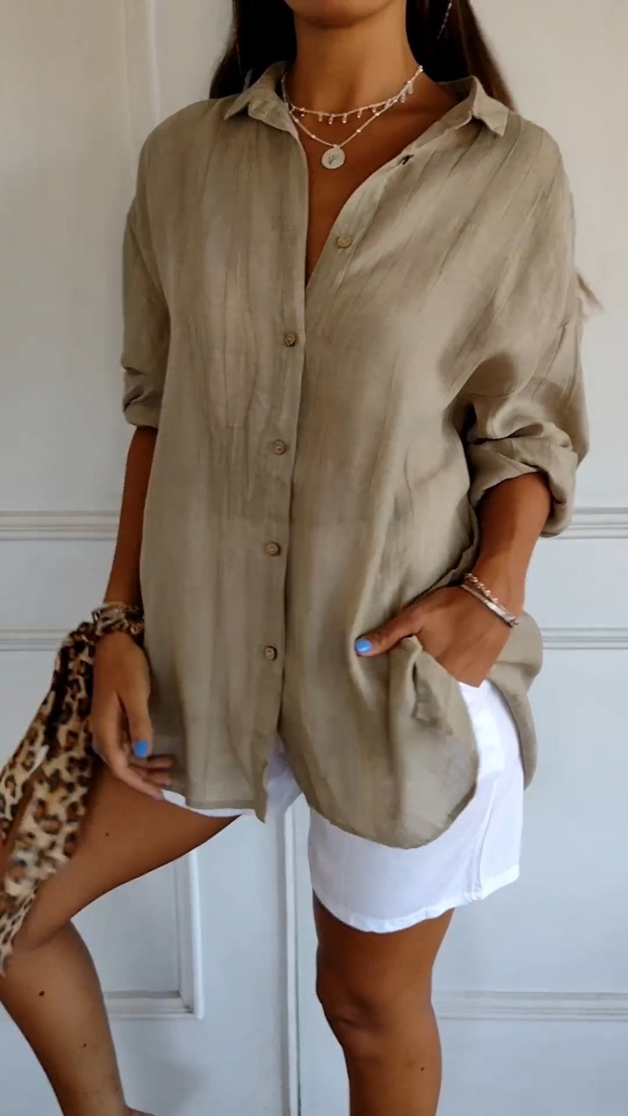 Sophie | Women's Oversized Button-Down Shirt with Long Sleeves