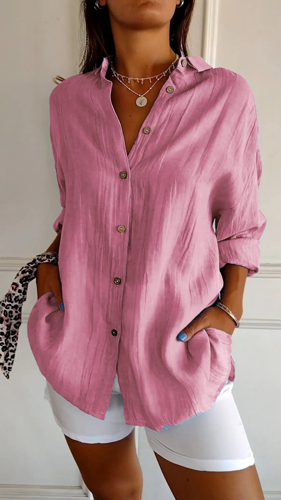Sophie | Women's Oversized Button-Down Shirt with Long Sleeves