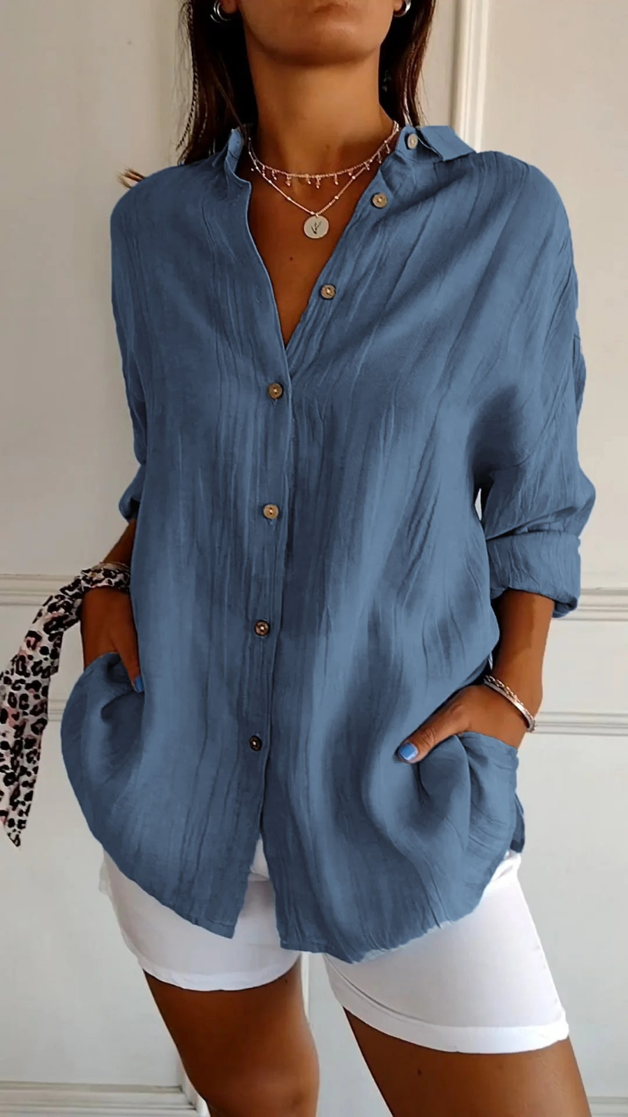 Sophie | Women's Oversized Button-Down Shirt with Long Sleeves