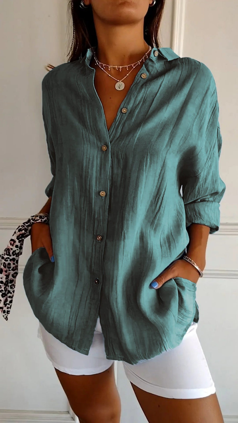 Sophie | Women's Oversized Button-Down Shirt with Long Sleeves