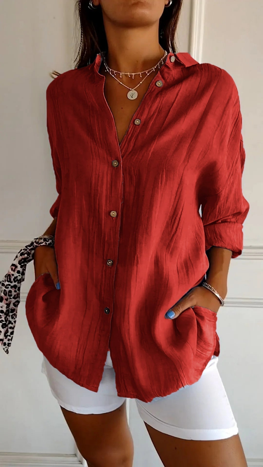 Sophie | Women's Oversized Button-Down Shirt with Long Sleeves