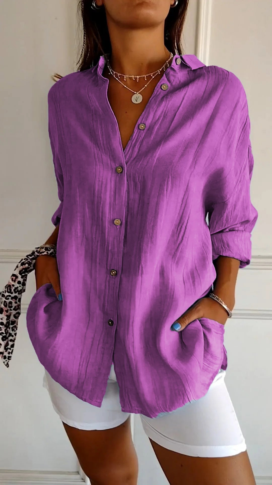 Sophie | Women's Oversized Button-Down Shirt with Long Sleeves
