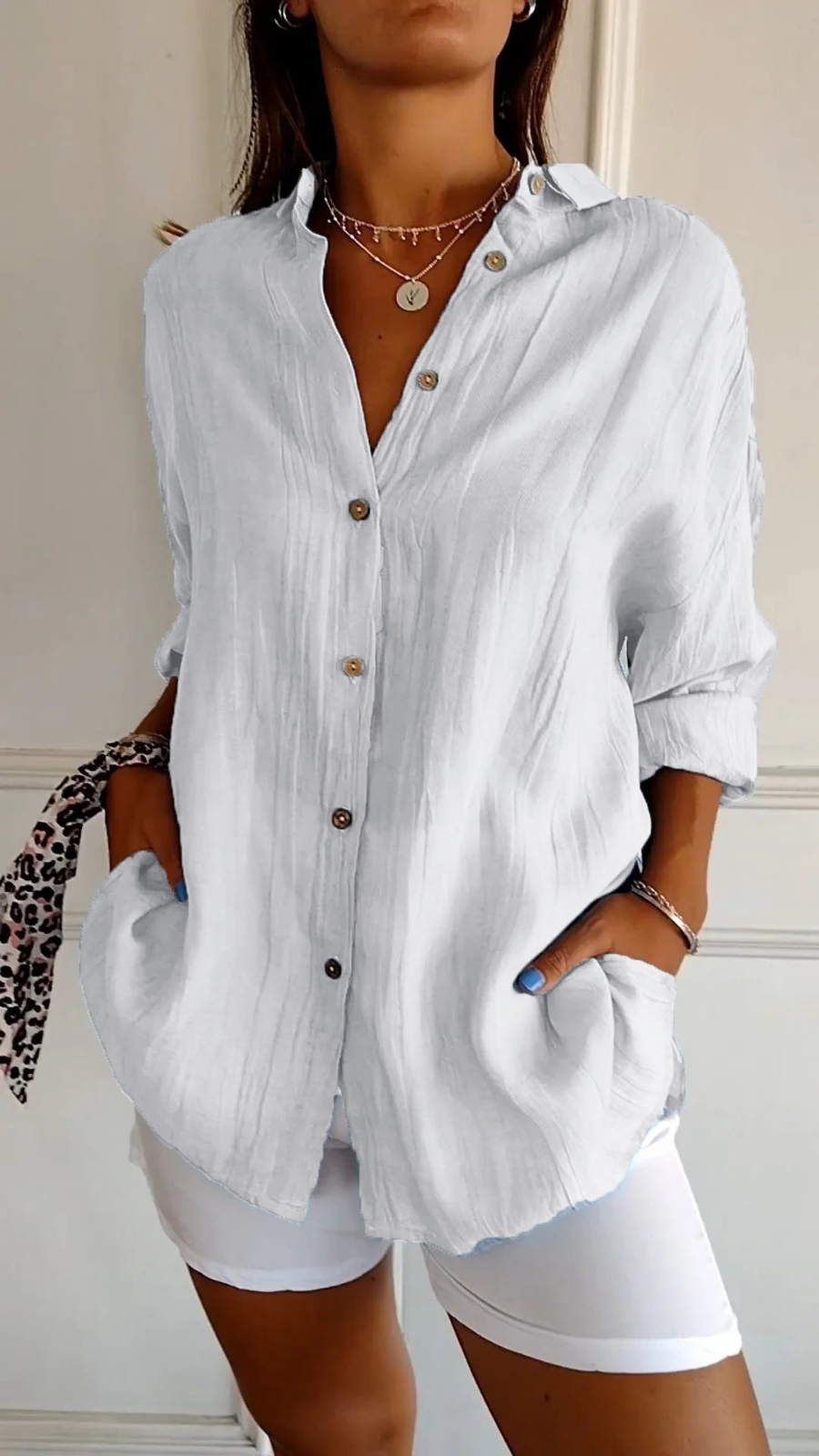 Sophie | Women's Oversized Button-Down Shirt with Long Sleeves