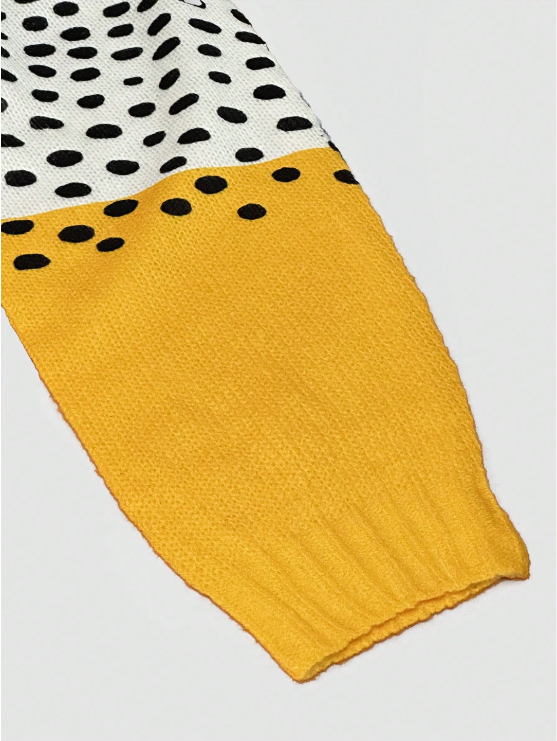 Mabel | Women's Polka-Dot Colorblock Cardigan