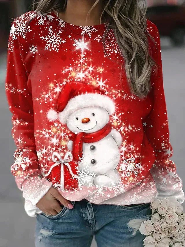 Noelle | Women's Sparkling Christmas Tree Graphic Sweatshirt