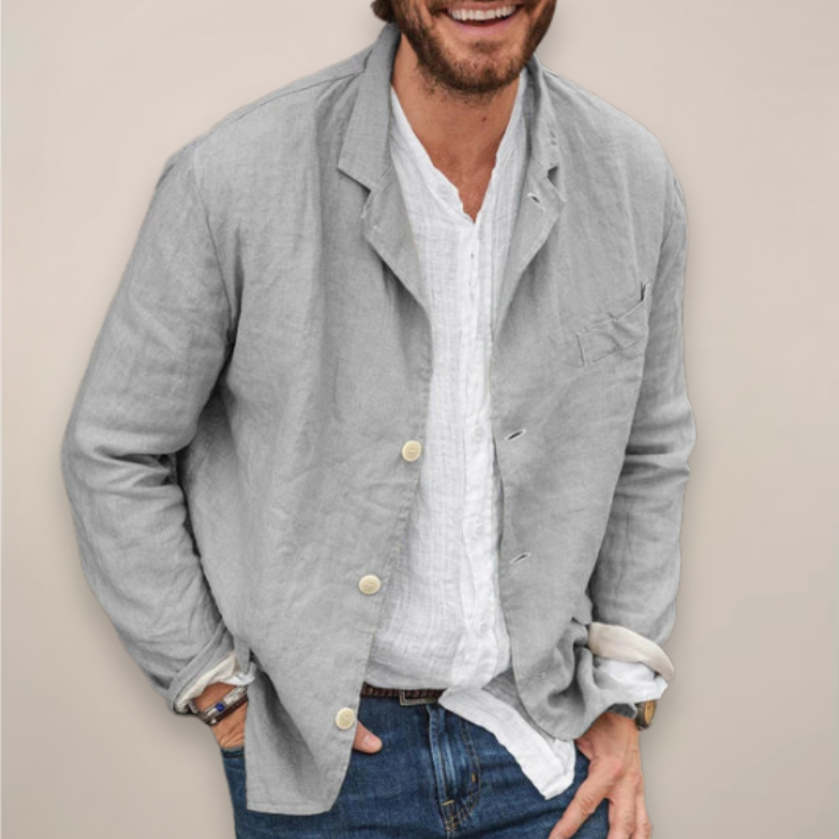 Connor | Men's Casual Summer Blazer with Relaxed Fit