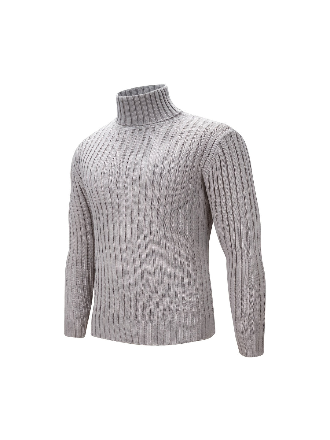 Elliot | Men's Ribbed High-Neck Pullover Sweater
