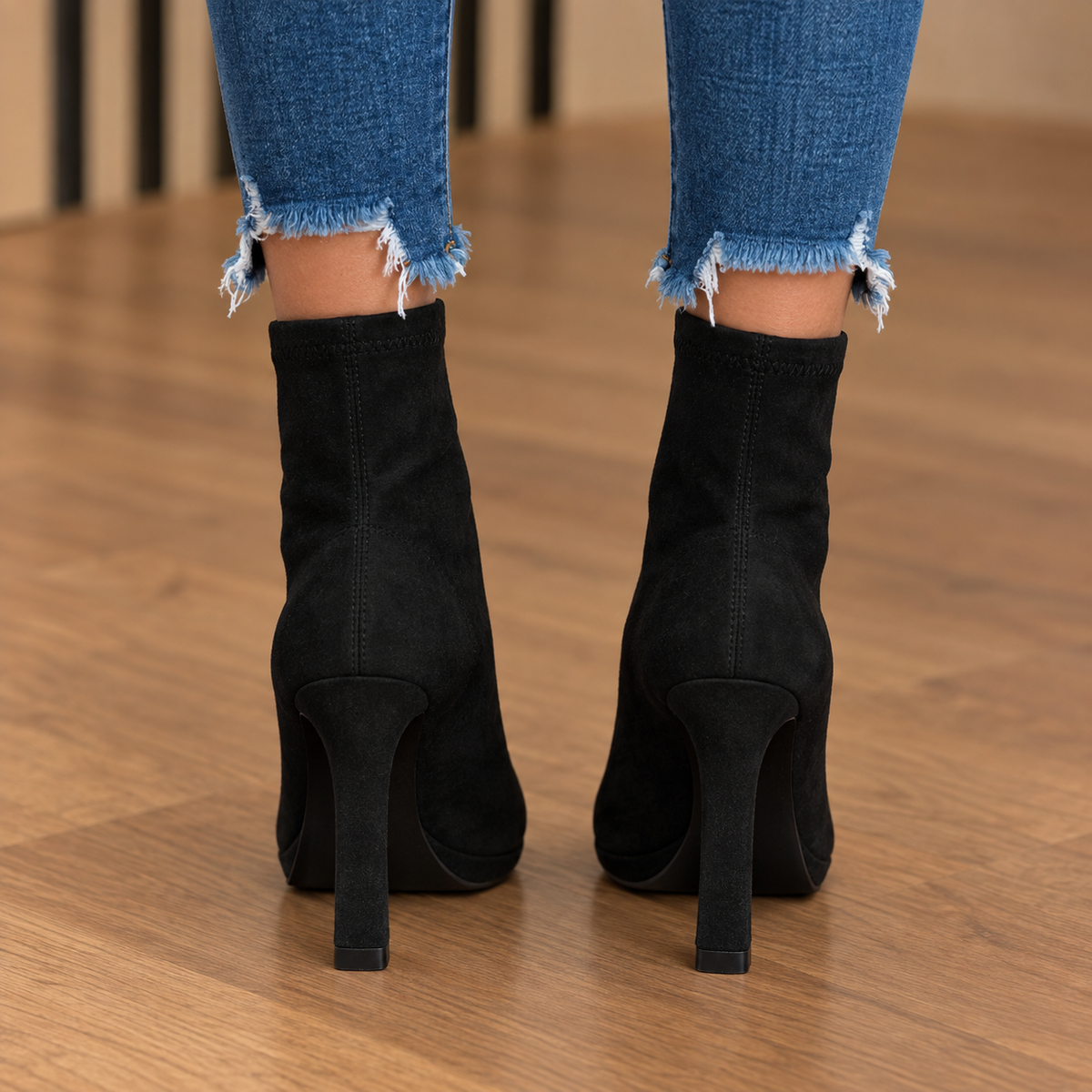 Eve | Women's Heeled Ankle Boots with Block Heel