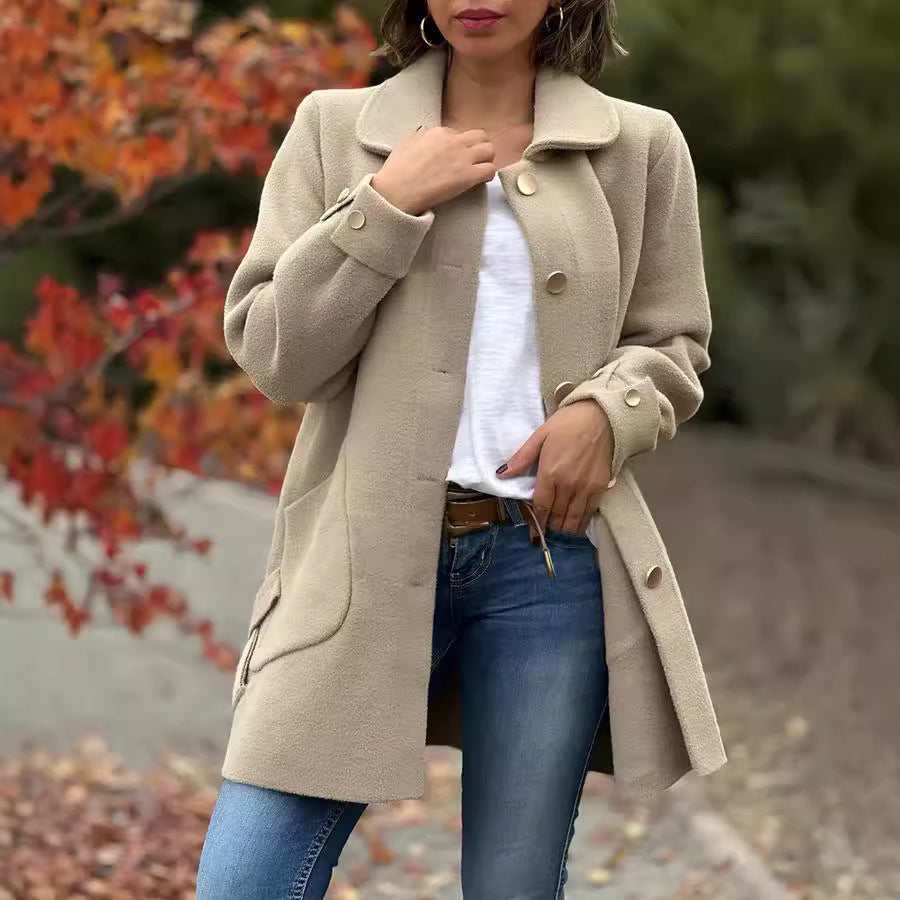 Imogen | Women's Elegant Button-Front Jacket