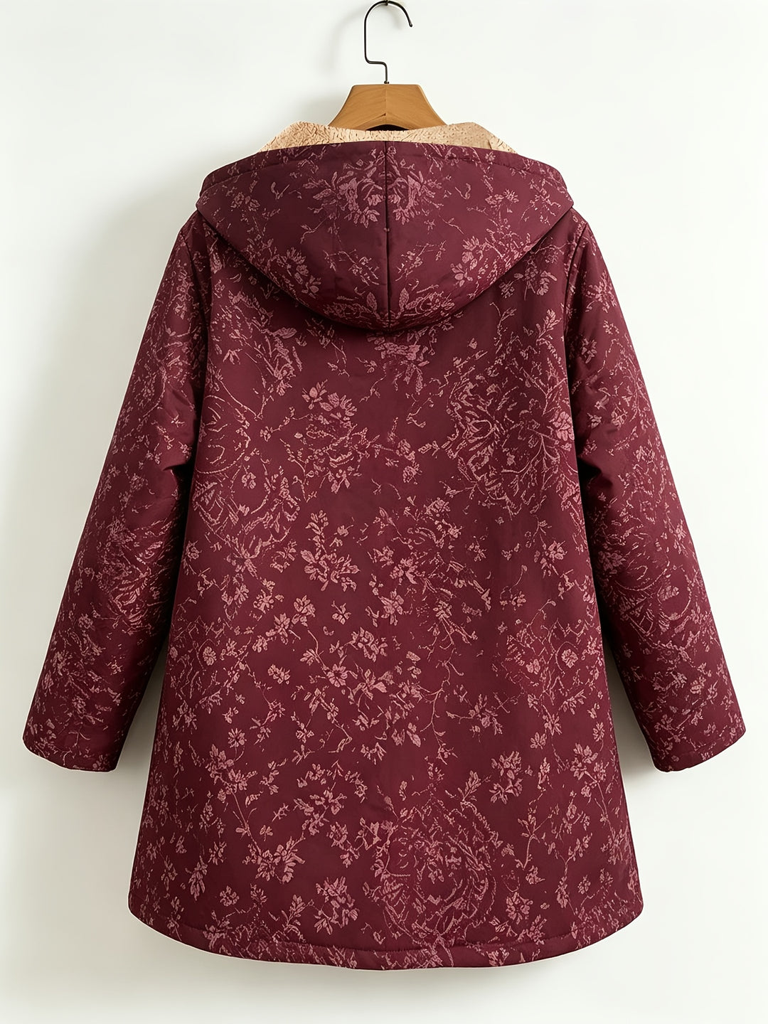 Margaret | Women's Floral Hooded Winter Coat