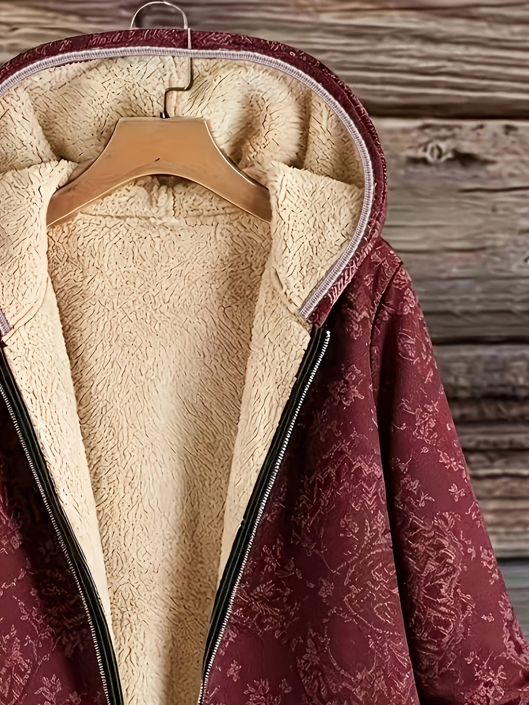 Margaret | Women's Floral Hooded Winter Coat