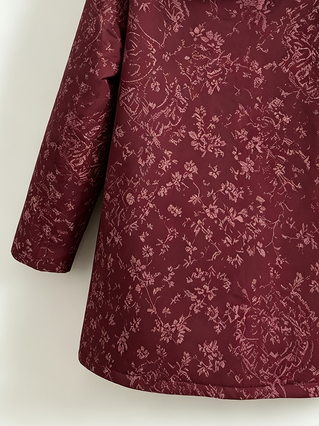 Margaret | Women's Floral Hooded Winter Coat