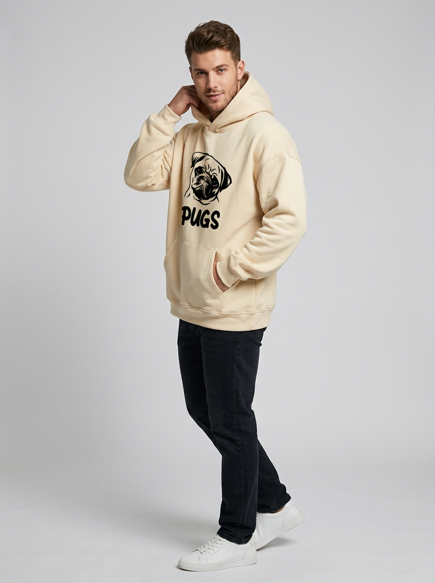 Men's Hoodie Graphic Kangaroo Pocket | Pullover