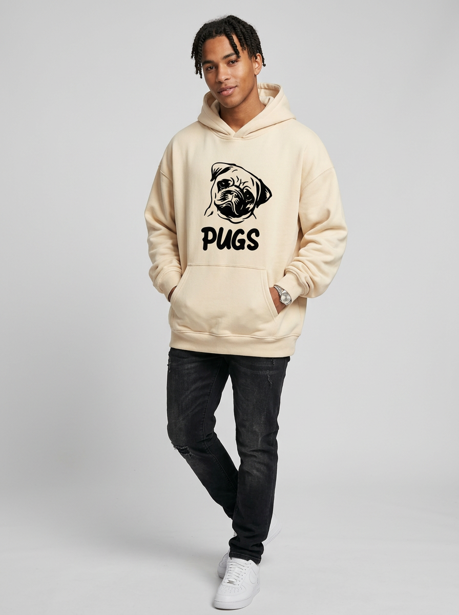 Men's Hoodie Graphic Kangaroo Pocket | Pullover