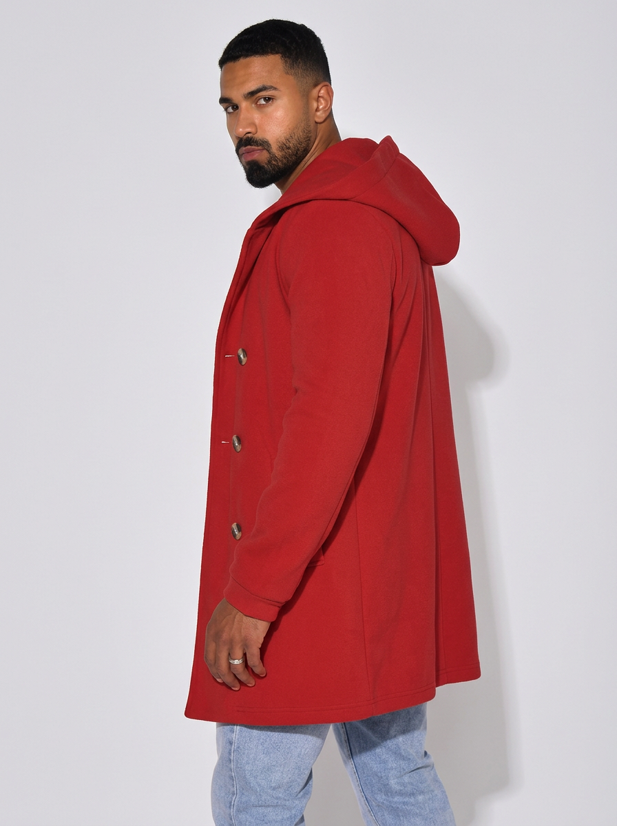 Men's Trench Coat Hooded | Longline