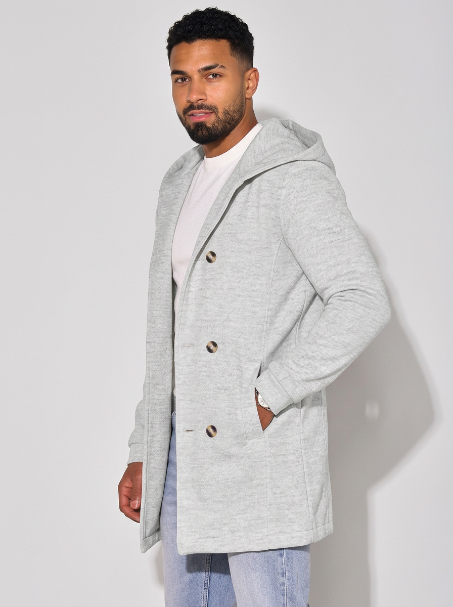 Men's Trench Coat Hooded | Longline